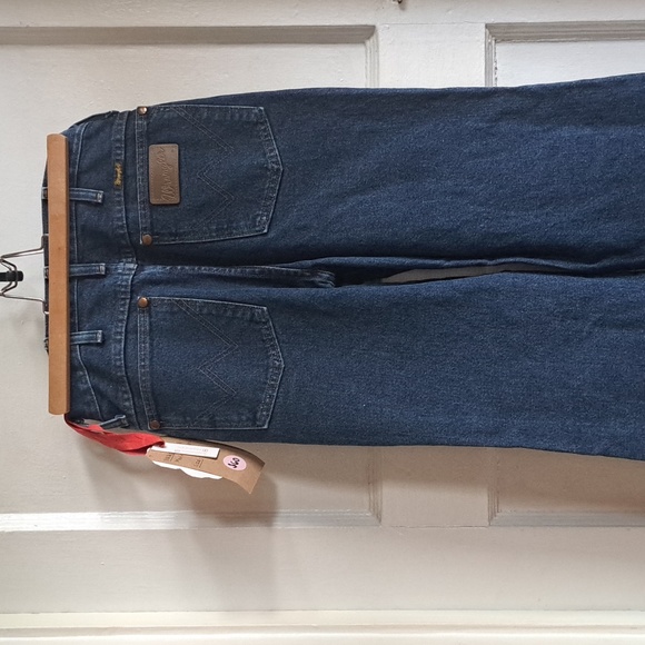 Vintage Men's Wrangler Jeans - Size 28x34 / XS/S - Dark Wash 1980's Jeans - Picture 7 of 11